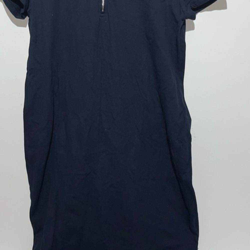 Tommy Hilfiger Women's Blue Collared Short Sleeve Midi Polo Dress Size XL - Picture 3 of 12